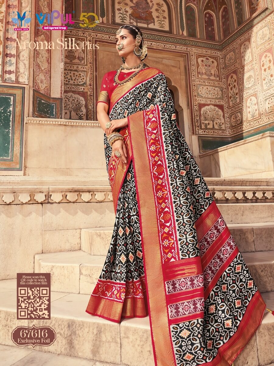 VIPUL SAREES AROMA SILK PLUS 